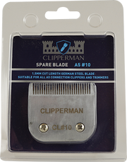 Clipperman Clippers Clipperman A5 #10 High Quality Steel Standard Blade Set