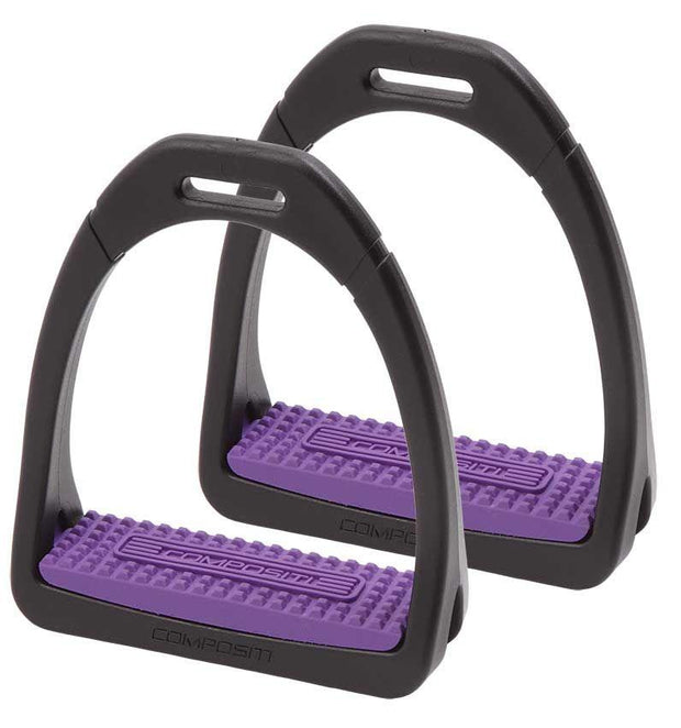 Compositi Black/Purple Zilco Compositi Premium Stirrups