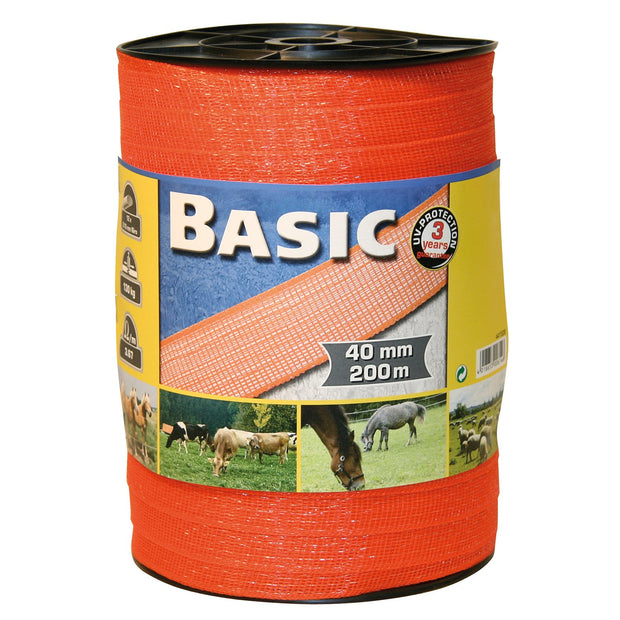 Corral 200m x 40mm / Orange Basic Fencing Tape 200m X 40mm