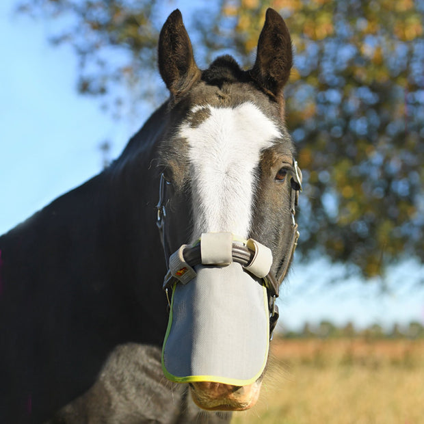 Equilibrium Products Fly Mask Small / Grey/Yellow Equilibrium Field Relief Muzzle Protector