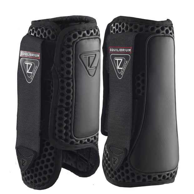 Equilibrium Products Horse Boots XSmall / Front Equilibrium Tri-Zone Impact Sports Boots Black