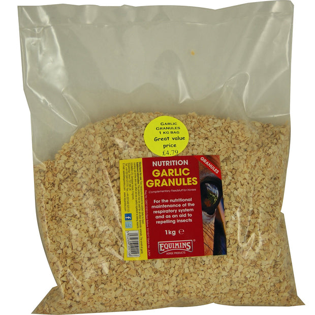 Equimins Supplements 1kg Refill Equimins Garlic Granules