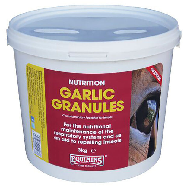 Equimins Supplements 3kg Tub Equimins Garlic Granules