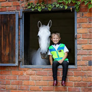 Equisafety 4-8yrs / Green/Yellow Equisafety Multi Colour Hi Vis Waistcoat Child Green/Yellow