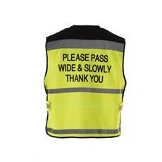 Equisafety Equisafety Air Waistcoat Please Pass Wide & Slowly
