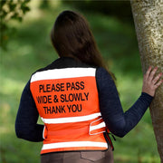 Equisafety Equisafety Air Waistcoat Please Pass Wide & Slowly