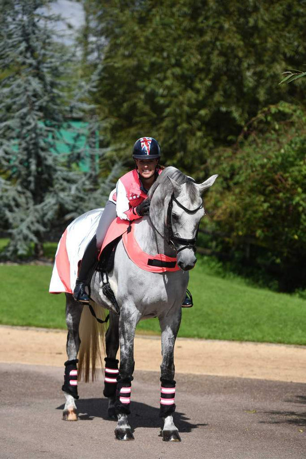 Equisafety Jacket Equisafety Charlotte Dujardin Reflective Mercury Riding Jacket Pink