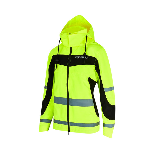 Equisafety High Viz Equisafety Lightweight Waterproof Hi Vis Jacket