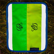 Equisafety Tack Equisafety Multi Coloured Nose, Brow, Rein Band Green/Yellow