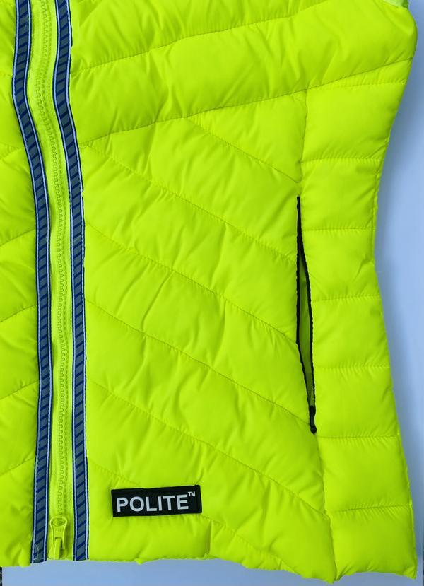 Equisafety Jacket Equisafety POLITE Hi Vis Fitted Gilet
