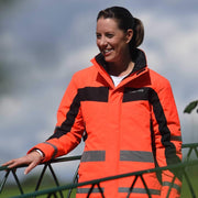 Equisafety Jacket Equisafety Winter Reversible Inverno Jacket Red/Orange
