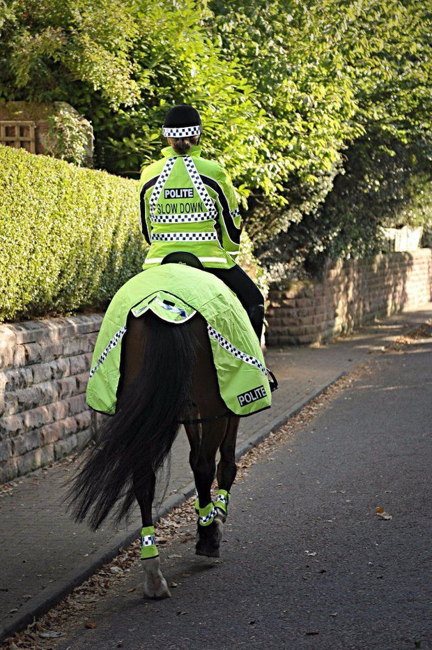 Equisafety Rug POLITE Waterproof Quilted Hi Vis Wraparound Rug