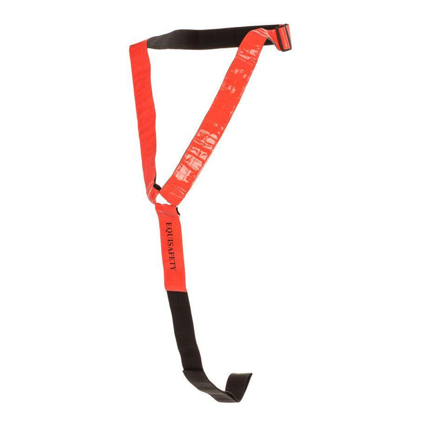 Equisafety Reflective Neck Band - Red Orange