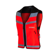 Equisafety High Viz Small/Child / Red Orange Equisafety Air Waistcoat Plain