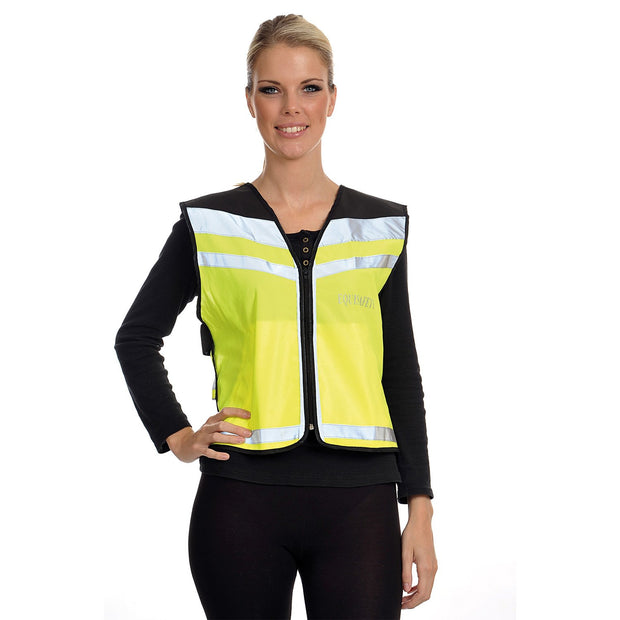 Equisafety Small / Yellow Equisafety Air Waistcoat Please Pass Wide & Slowly