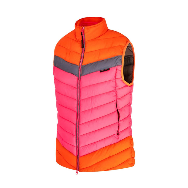 Equisafety XSmall Equisafety Hi-Vis Riding Gilet Pink/Orange