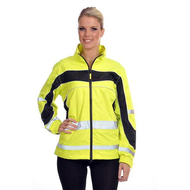 Equisafety High Viz XSmall Equisafety Lightweight Waterproof Hi Vis Jacket