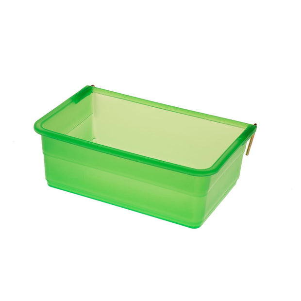 Eton Chicken Feed 800ml Eton Plastic Hook On Rectangle Cup Green