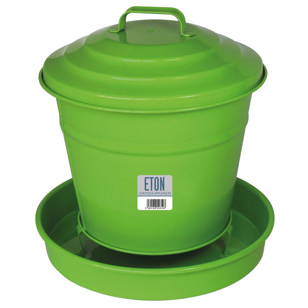 Eton Chicken Feed Green Eton Cottage Garden Covered Poultry Feeder