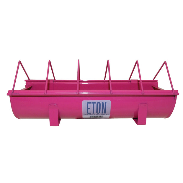 Eton Chicken Feed Pink Eton Cottage Garden Trough Poultry Feeder