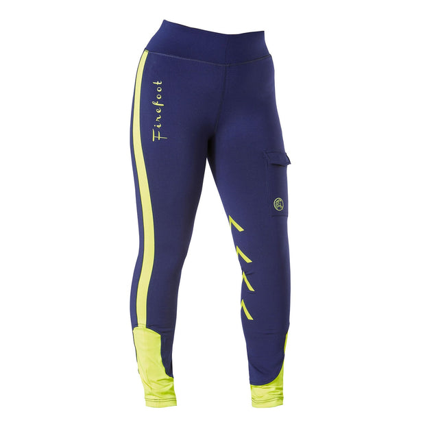 Firefoot Breeches 20" Firefoot Ripon Reflective Breeches Kids Navy/Yellow