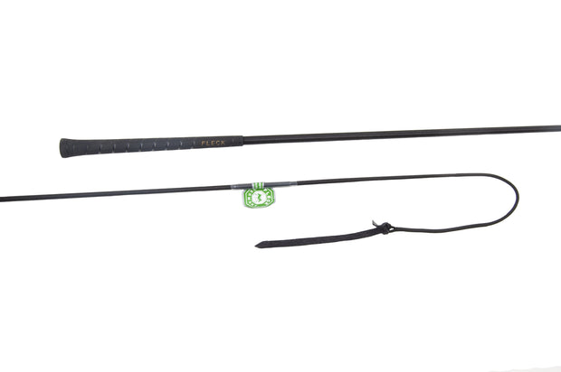 Fleck Driving Whip 100cm / Black Fleck Driving Whip - Marathon (07001)