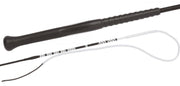 Fleck Driving Whip 100cm Fleck Driving Whip - Drop Lash Whip with Woven Nylon Cover and Spun Lash (07670)