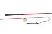 Fleck Driving Whip 100cm / Red Fleck Driving Whip - Marathon (07001)