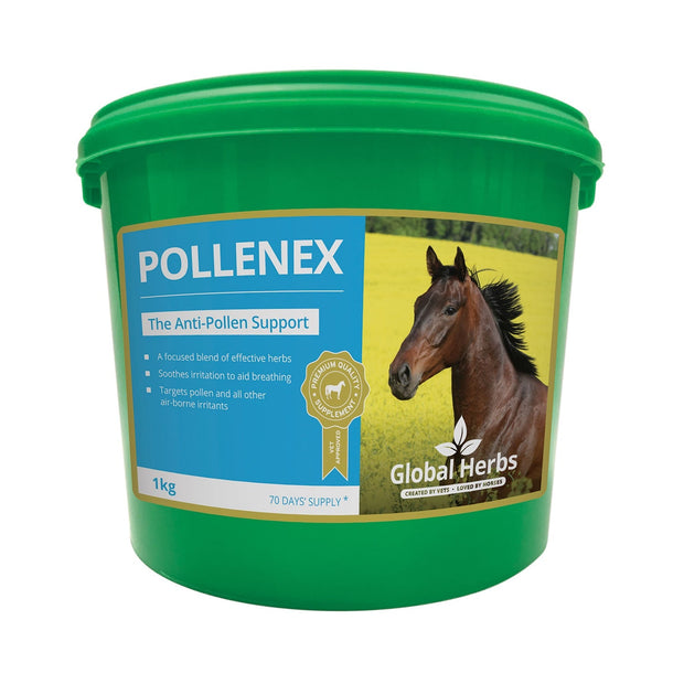 Global Herbs Horse Vitamins & Supplements 1 Kg Global Herbs Pollenex