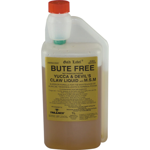 Gold Label Supplements 1 Lt Gold Label Bute Free