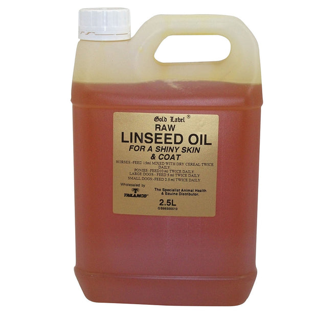 Gold Label Supplements 2.5 Lt Gold Label Linseed Oil