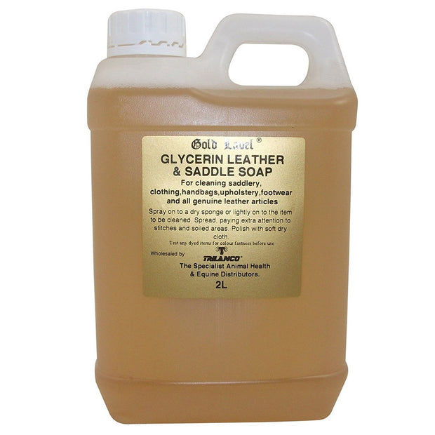 Gold Label 2 Lt Gold Label Glycerin Leather & Saddle Soap Liquid