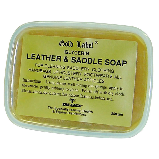 Gold Label 250 Gm Gold Label Glycerin Leather & Saddle Soap