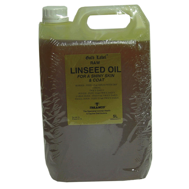 Gold Label Supplements 5 Lt Gold Label Linseed Oil