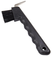 Gymkhana Grooming Black Hoof Pick Brush Deluxe