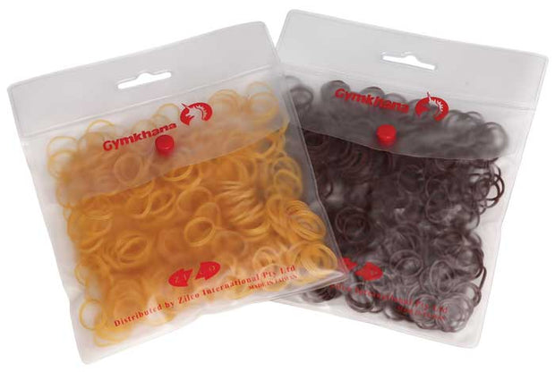 Gymkhana Grooming Brown Rubber Plaiting Bands