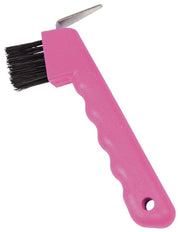 Gymkhana Grooming Pink Hoof Pick Brush Deluxe