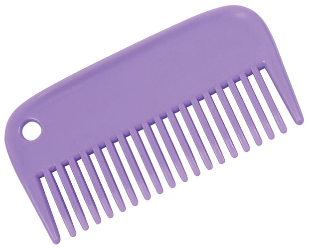 Gymkhana Grooming Purple Mane Comb Plastic