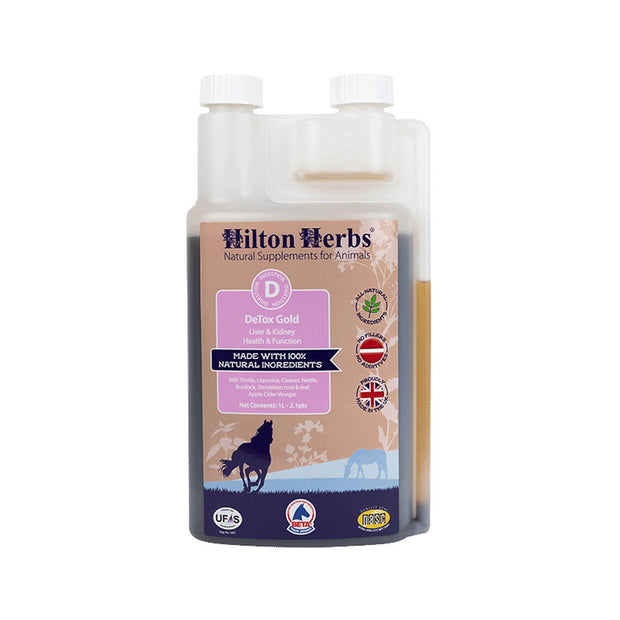 Hilton Herbs Horse Vitamins & Supplements 1 Lt Hilton Herbs Detox Gold