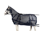 Ideal Fly Rug 125cm / Blue Ideal Anti-Fly Exercise Driving Rug Full Neck
