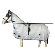 Ideal Fly Rug 125cm / Silver Ideal Anti-Fly Exercise Driving Rug Full Neck
