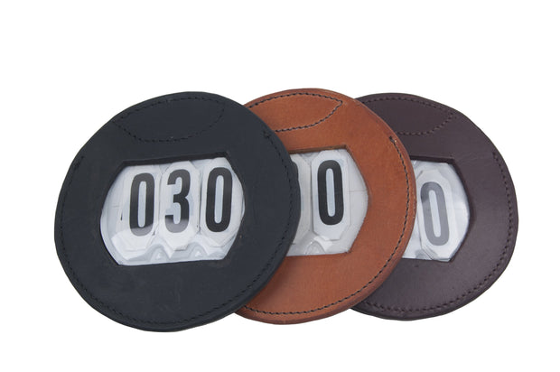 Ideal Driving Harness 3 numbers / Black Round Harness Number Holder