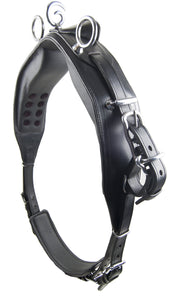 Ideal Driving Harness Cob / Black Ideal Equestrian Marathon Back Pad Leather Driving Saddle