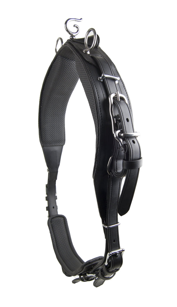 Ideal Driving Harness Shetland / Black Ideal Equestrian EuroTech Classic Back pad Driving Saddle Complete