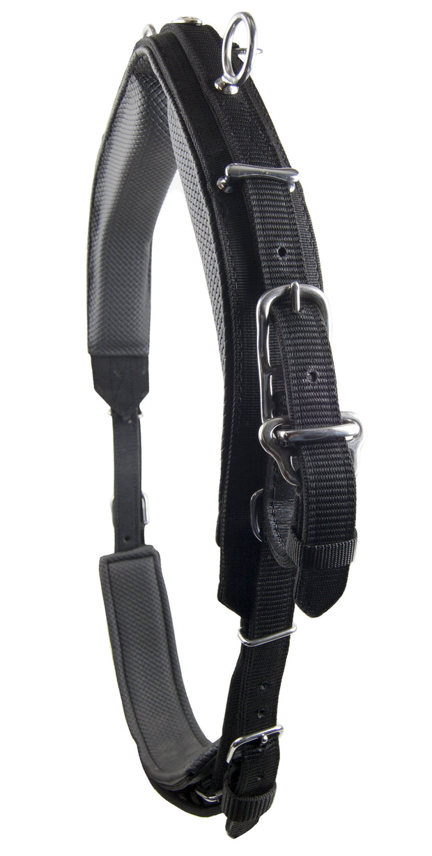 Ideal Driving Harness Shetland / Black Ideal Equestrian WebTech Back Pad Driving Saddle Complete