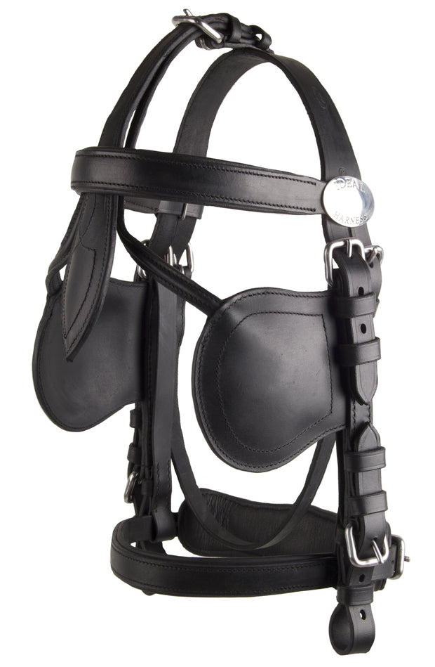 Ideal Driving Bridle Shetland / Black Ideal LeatherTech Driving Bridle