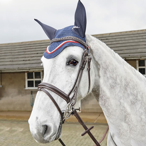 John Whitaker Bridle Pony / Havana Whitaker Lynton Flash Bridle c/w Spare Browband