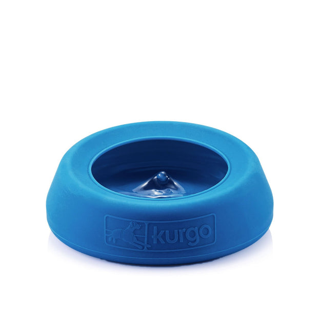 Kurgo Dog Bowl Blue Kurgo Splash Free Bowl