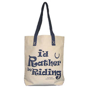 Moorland Rider Blue Moorland Rider Horsey Girl Shopper Bag