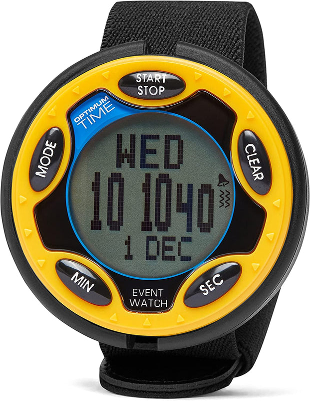 Optimum Time Yellow Optimum Time Rechargeable Event Watch